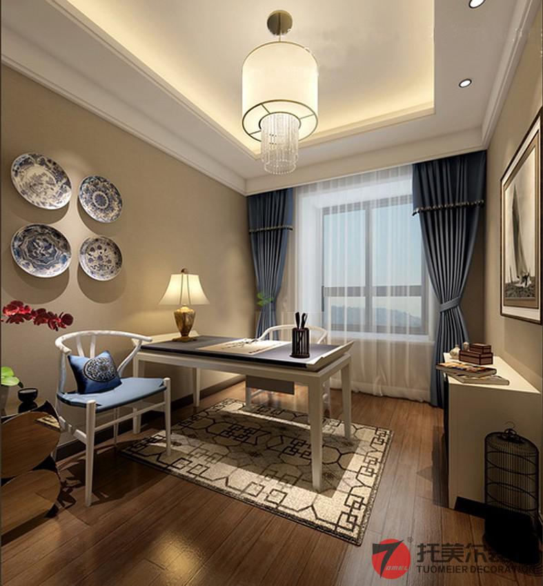 龍城麗都現(xiàn)代中式風格裝修效果圖